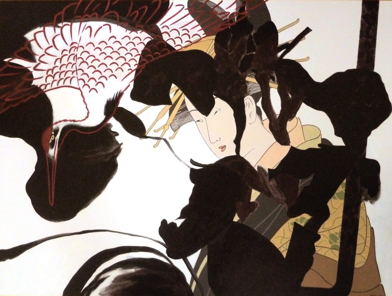 Norman Takeuchi, Diving Crane, 2012