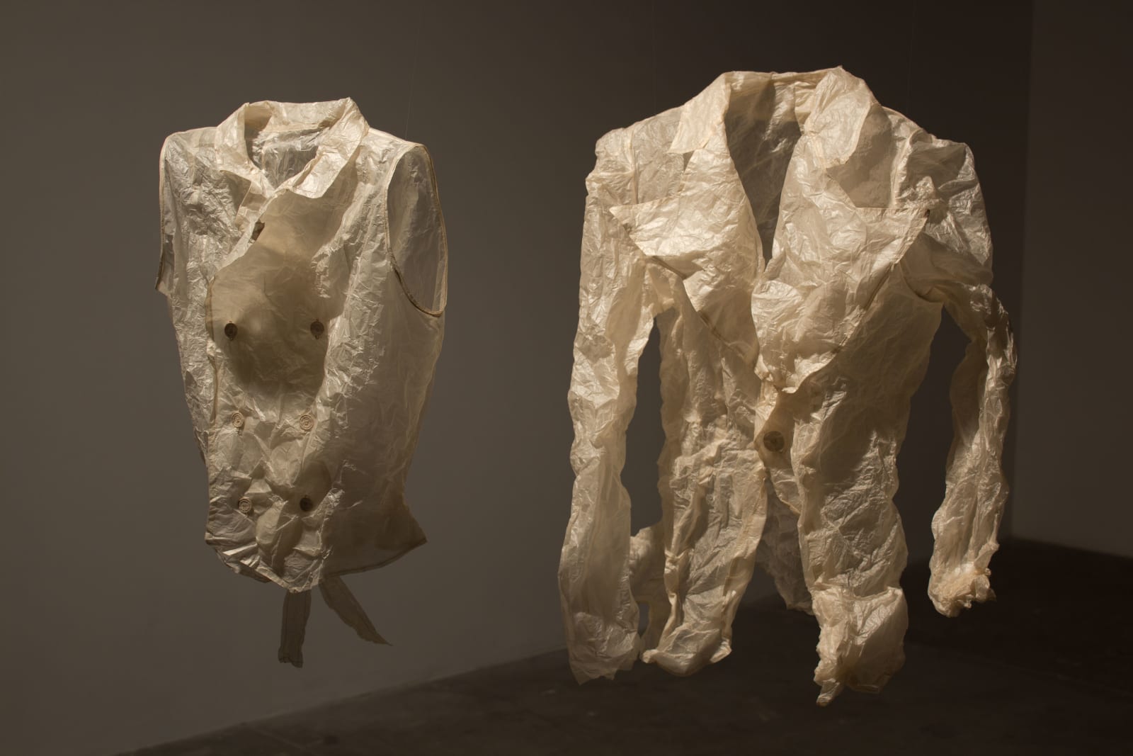 Emma Nishimura, Vestige: Navigating the Layers (vest & jacket), 2011