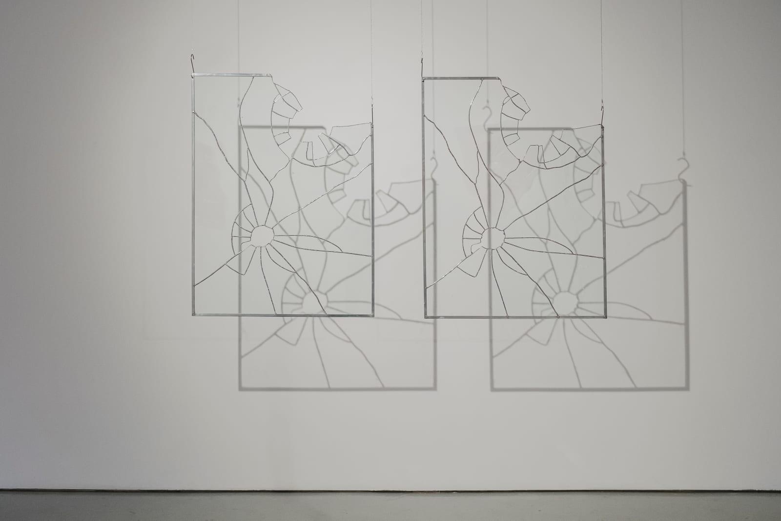 Ry Van Der Hout, twice broken glass, 2024