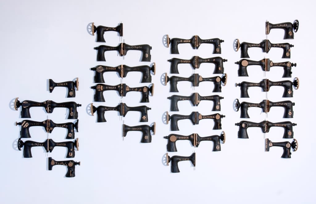 Badanna Zack, A Collection of Sewing Machines x 4, 2018