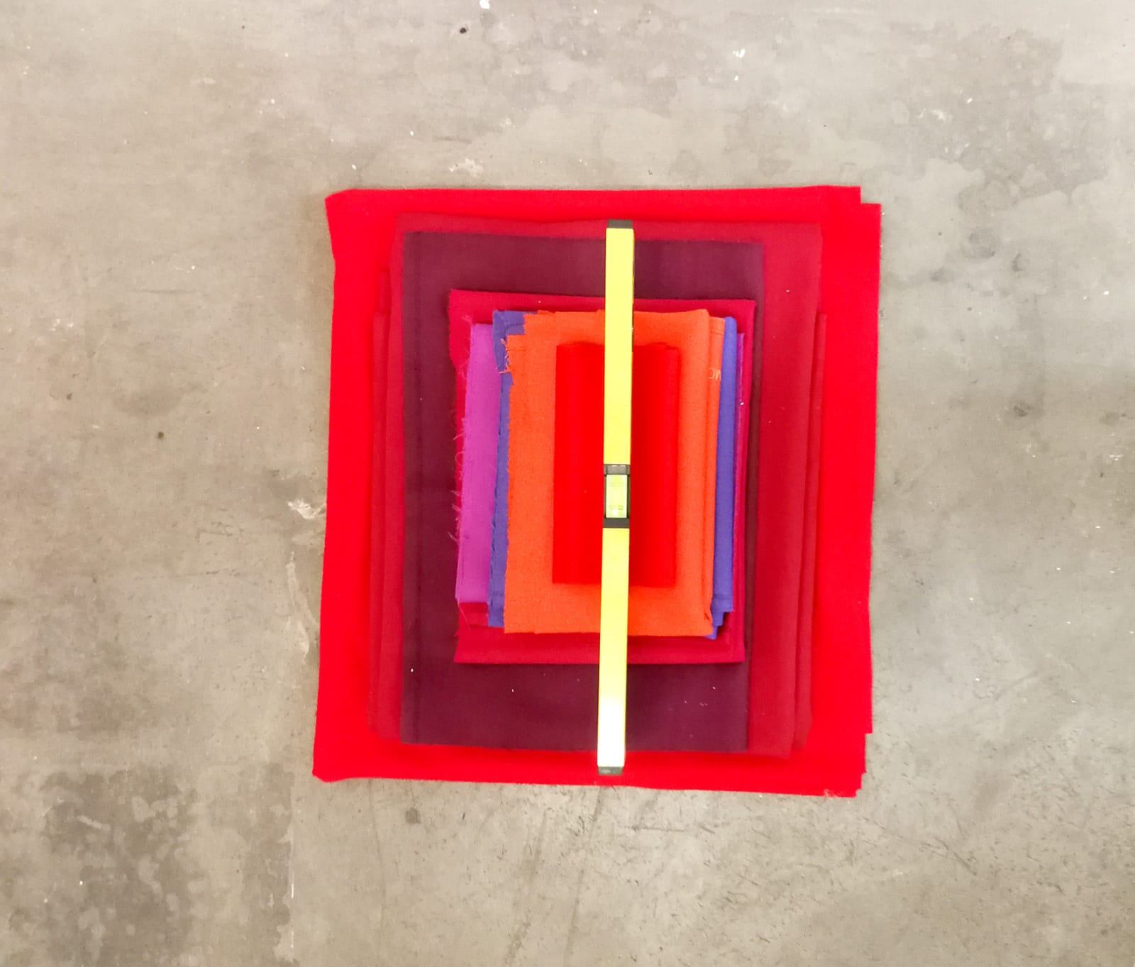Laurence Vauthier, Niveau(x) de Rouge, 2018