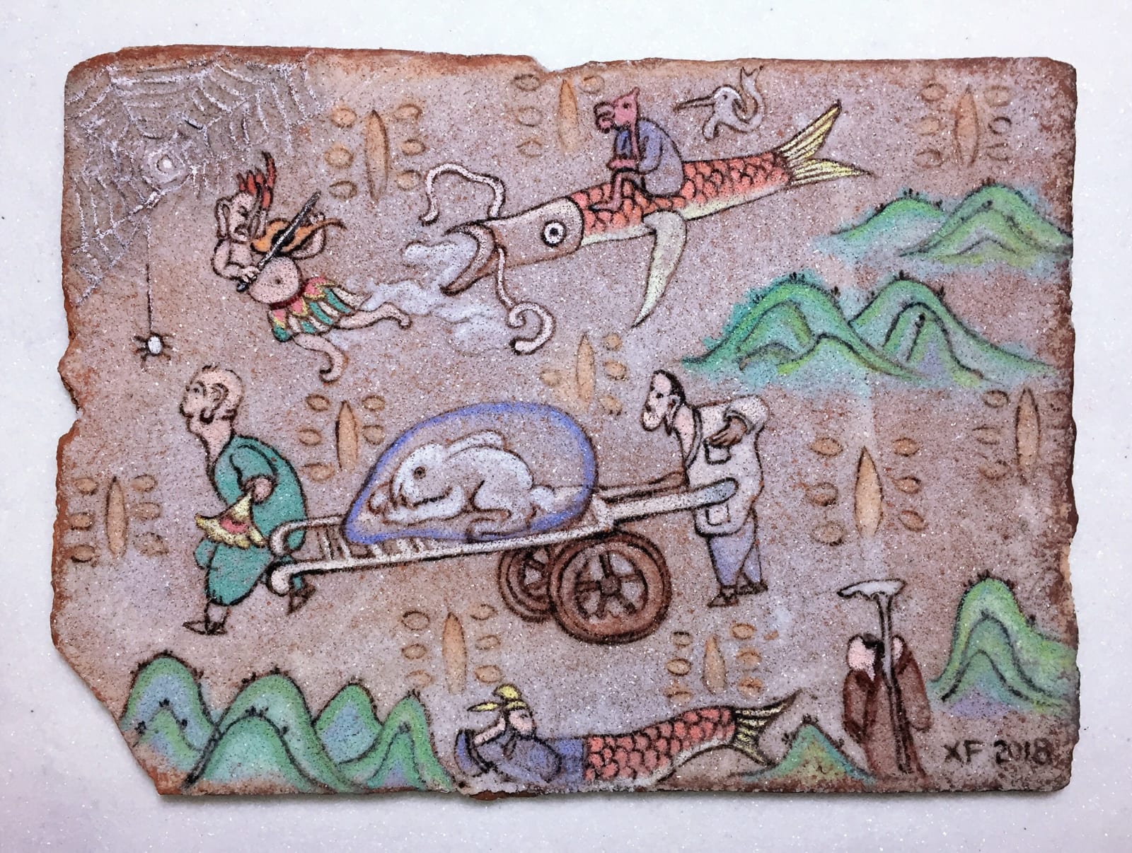 Fei Xue, Leisurely Journey . Kun, 2018