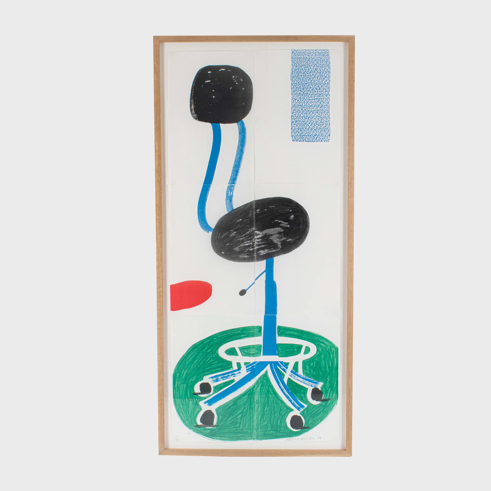 David Hockney, Office chair, 1988