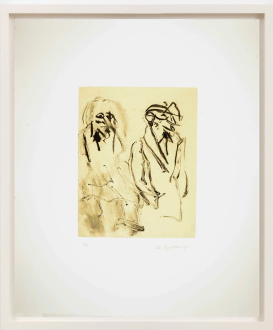 Willem de Kooning, Seventeen Lithographs for Frank O'Hara: One Plate , 1988