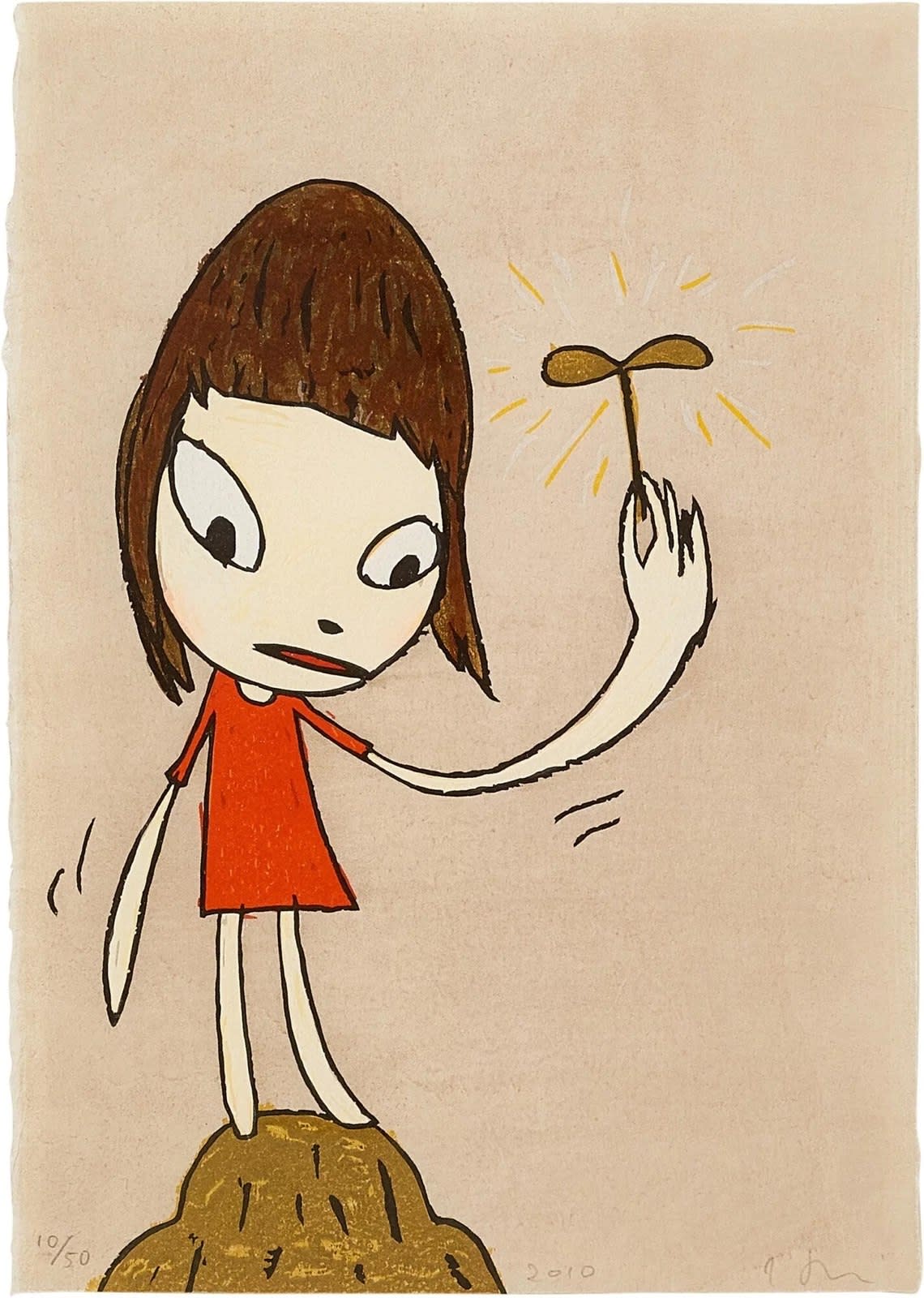 Yoshitomo Nara, My Little Treasure, 2010