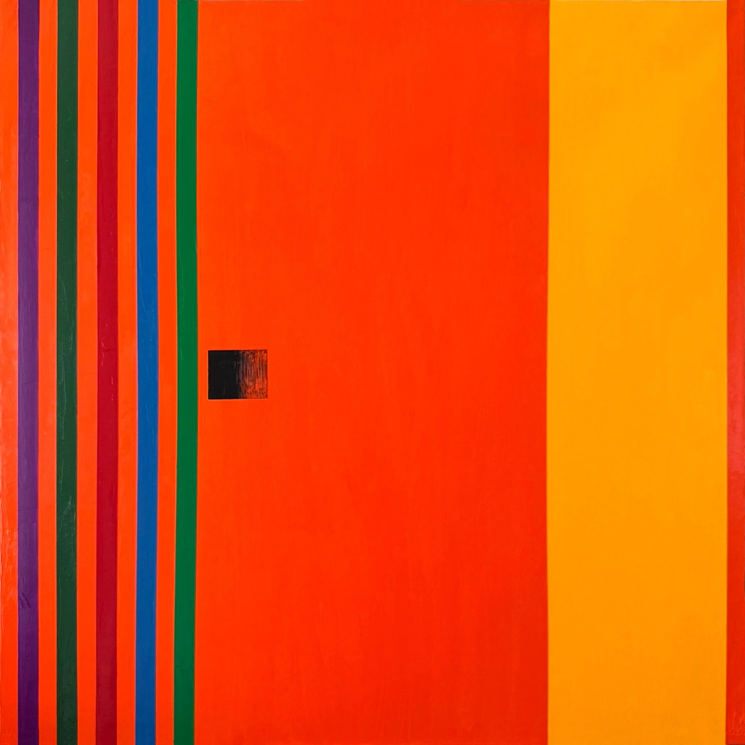 Osvaldo Mariscotti, Untitled (Vermillion/Yellow), 2025