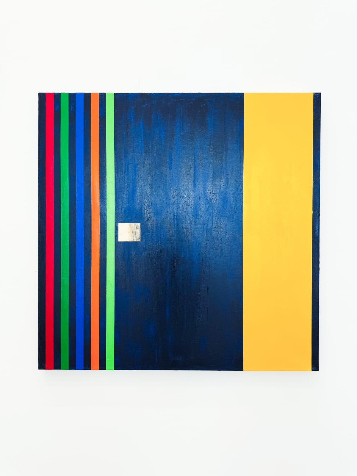 Osvaldo Mariscotti, Synergy (Deep Blue/Yellow) VI, 2025