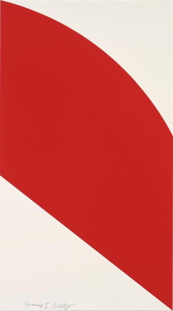 Ellsworth Kelly, Red Curve, 2006
