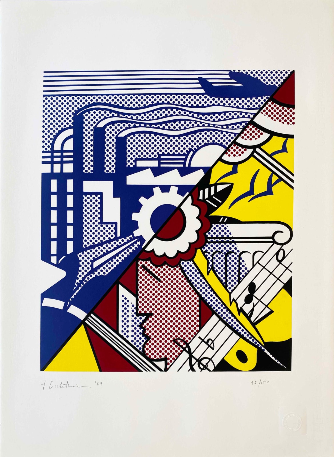 Roy Lichtenstein, Industry and the Arts (II), 1969