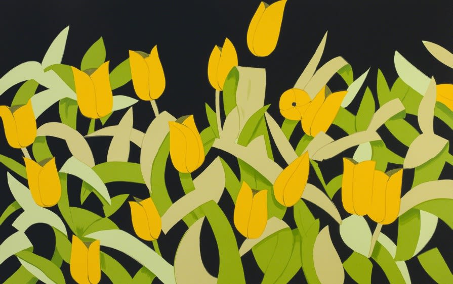 Alex Katz, Yellow Tulips, 2014