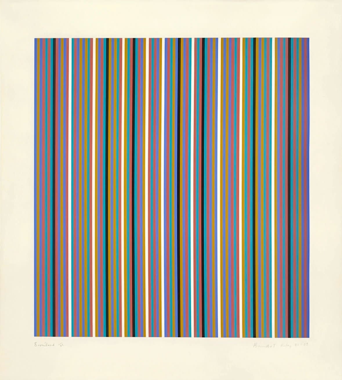 Bridget Riley, Brouillard, 2003