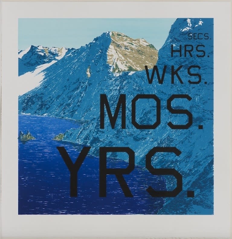 Edward Ruscha, Periods, 2013