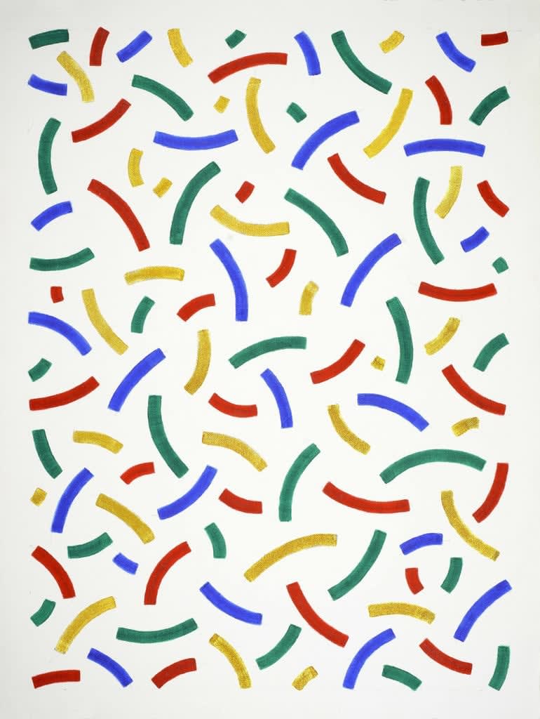 Osvaldo Mariscotti, Colored Curves VI, 2019