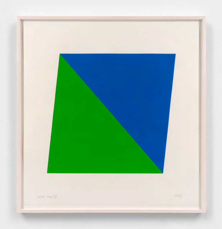 Ellsworth Kelly, Blue Green , 1970
