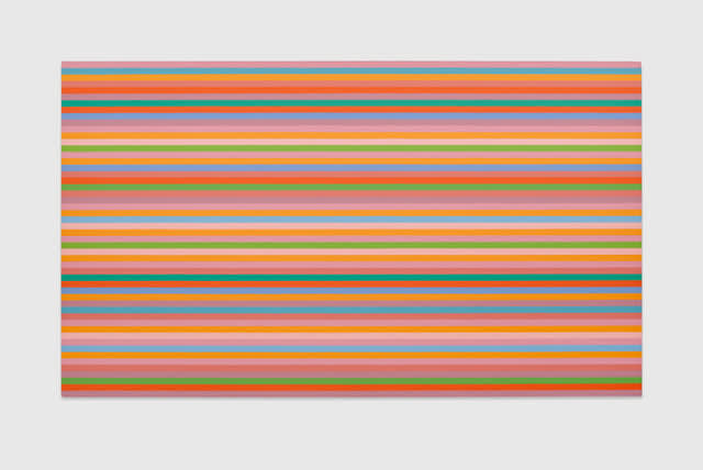 Bridget Riley, Rose Red, 2012