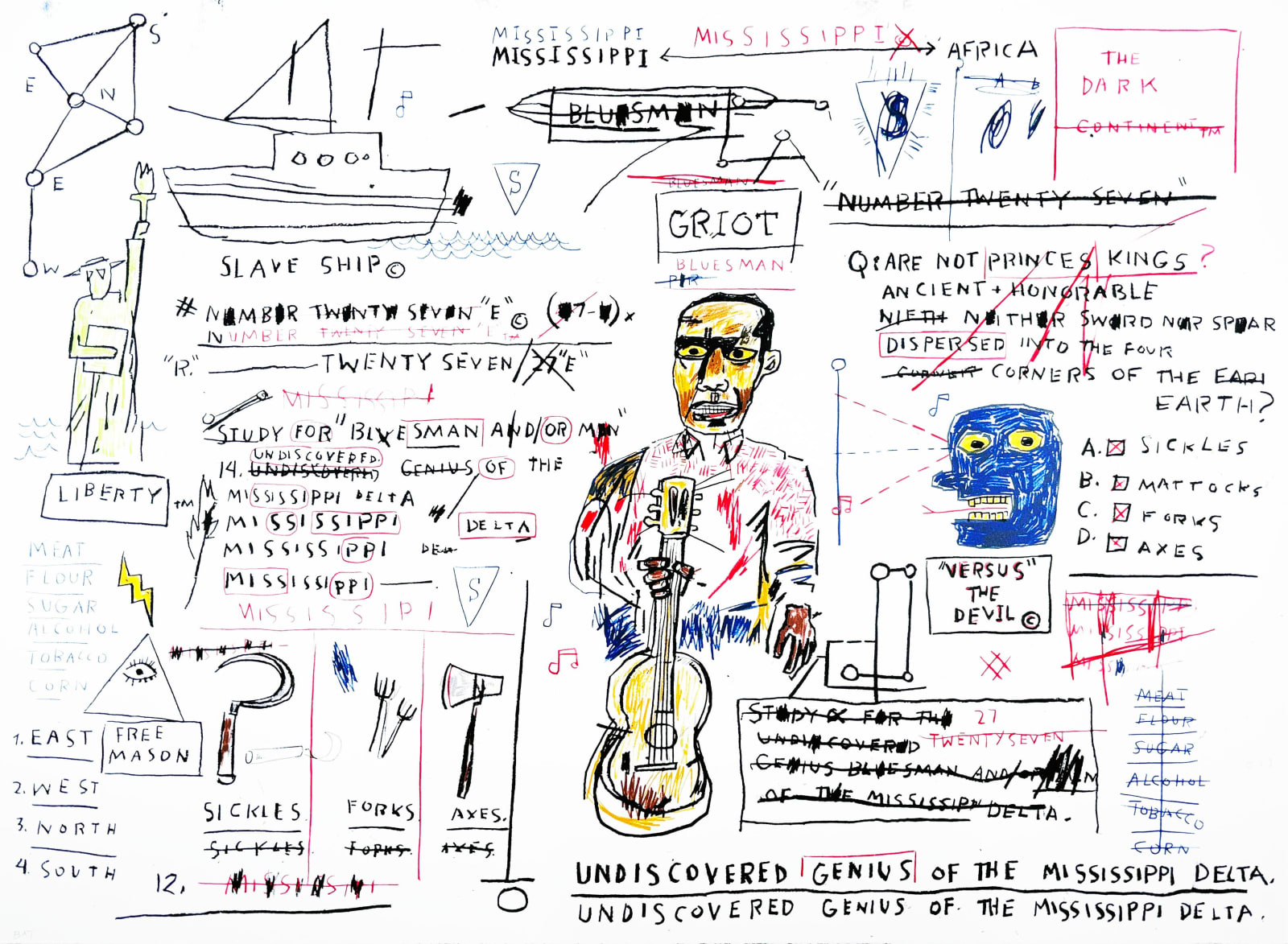 Jean-Michel Basquiat, Undiscovered Genius, 1982/83-2019