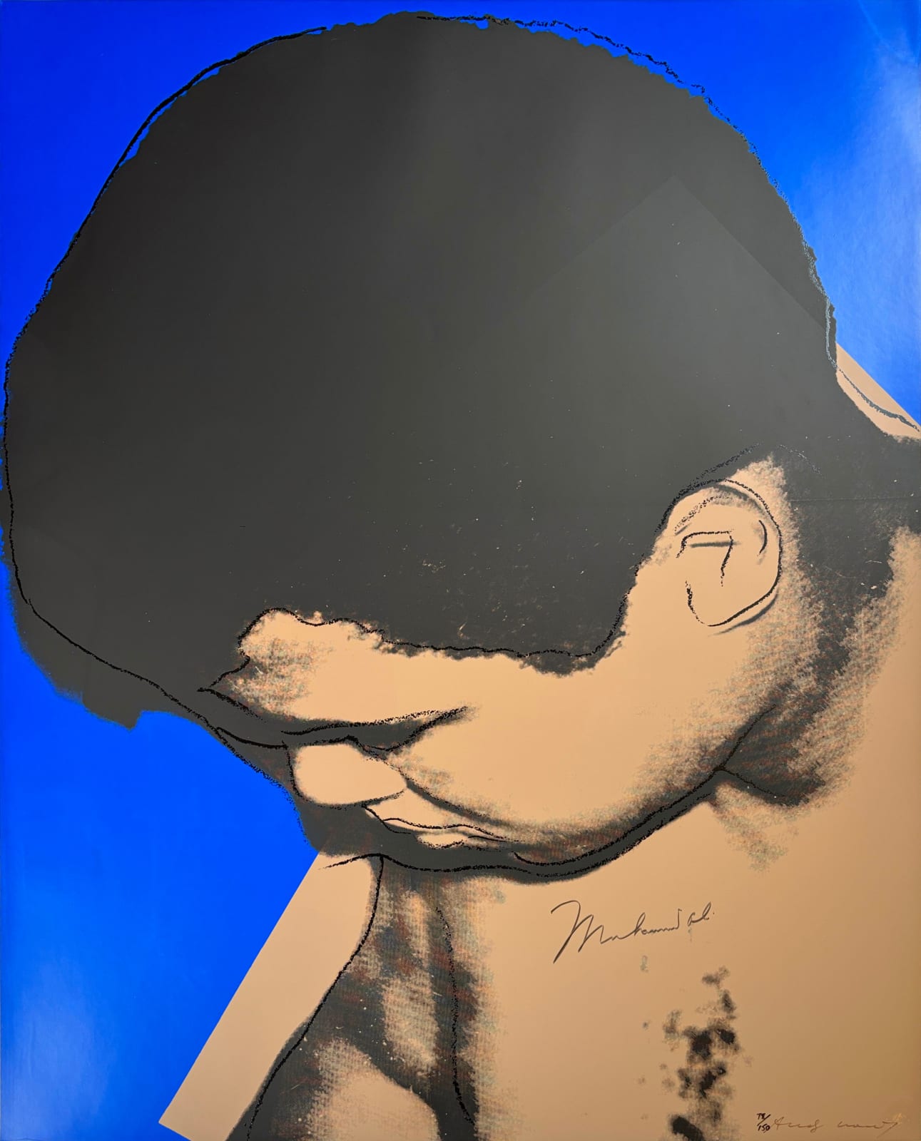 Andy Warhol, Muhammad Ali: Looking Down, II.180, 1978