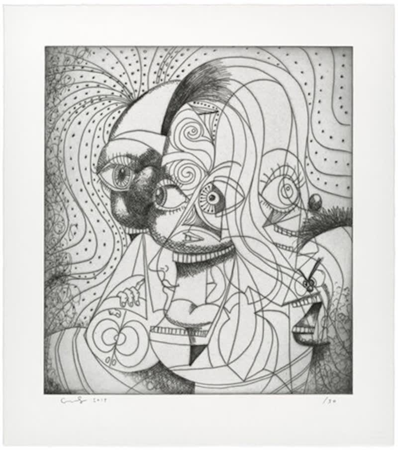 George Condo, The Insane Clown, 2019