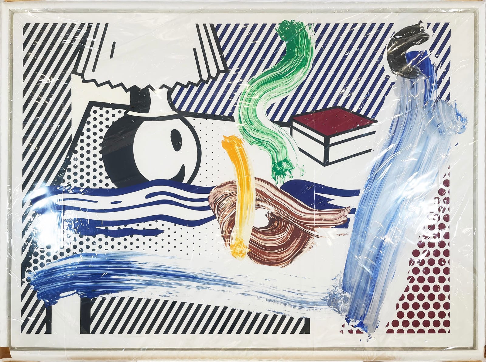 Roy Lichtenstein, Brushstroke Still Life with Lamp, 1997