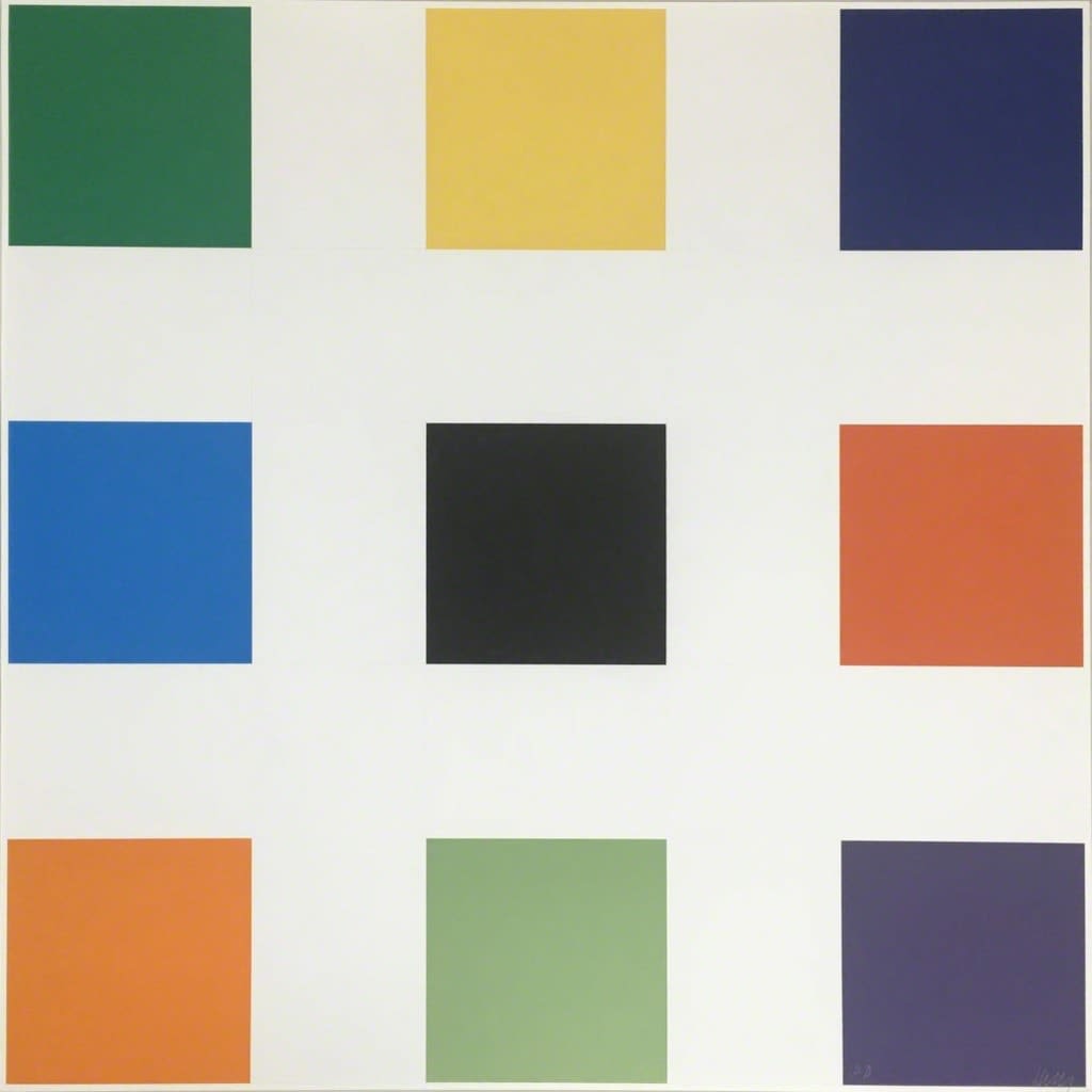 Ellsworth Kelly, Nine Squares, 1976-1977