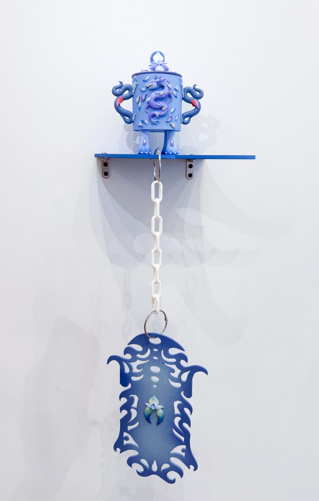 Hannah Lim, Violet Dragon Snuff Bottle, 2025