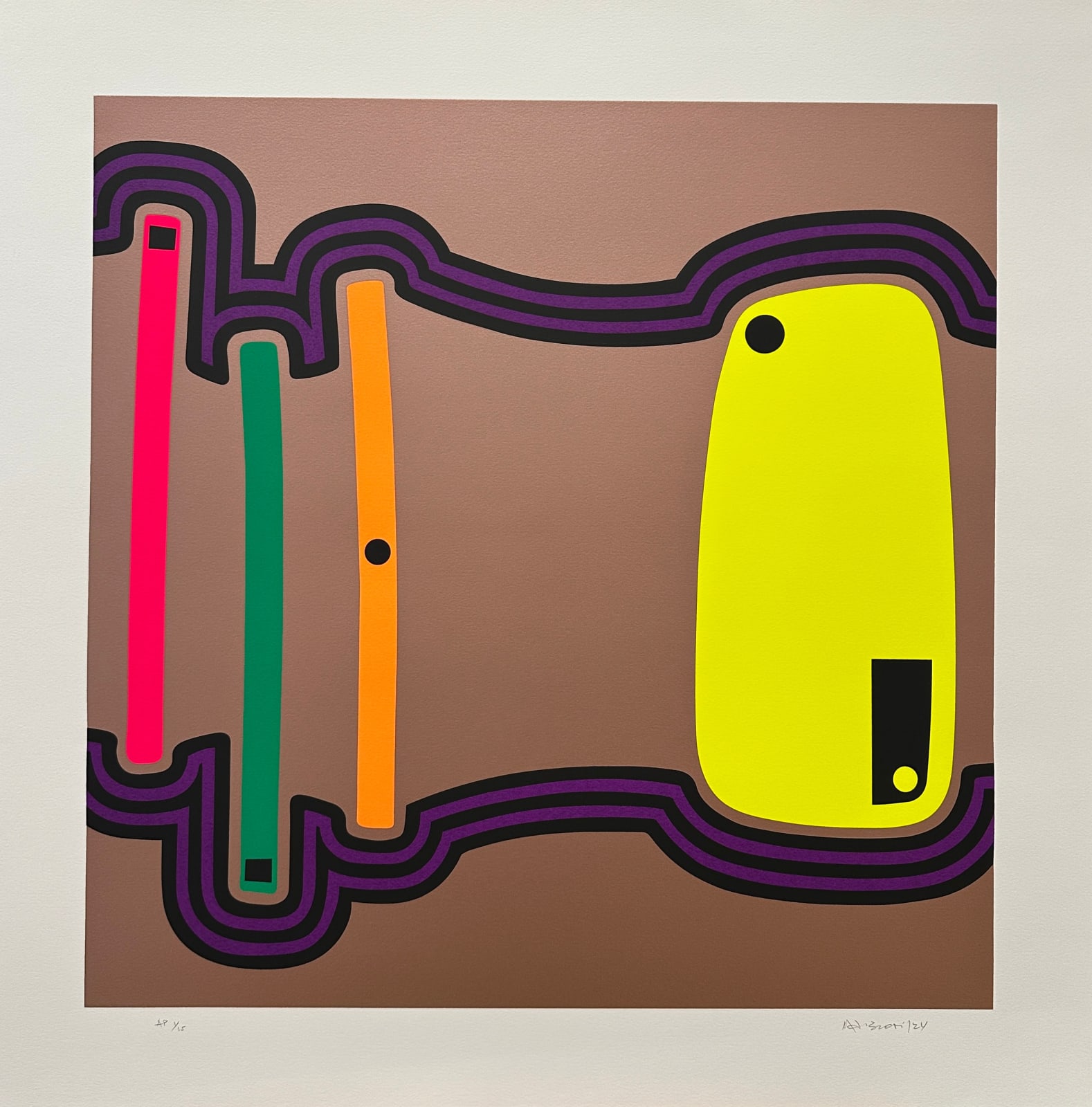 Osvaldo Mariscotti, Landscape (Copper), 2024