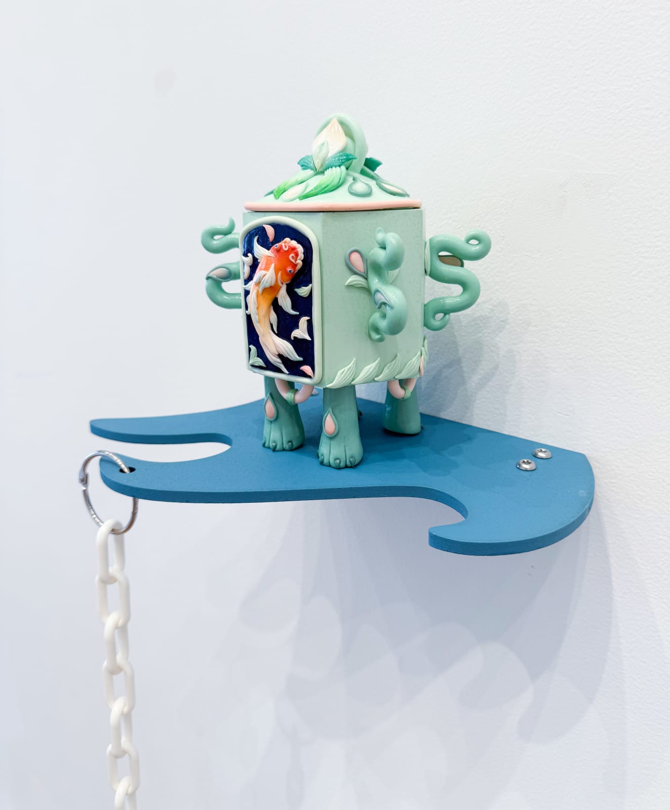 Hannah Lim, Magic Koi Snuff Bottle , 2024