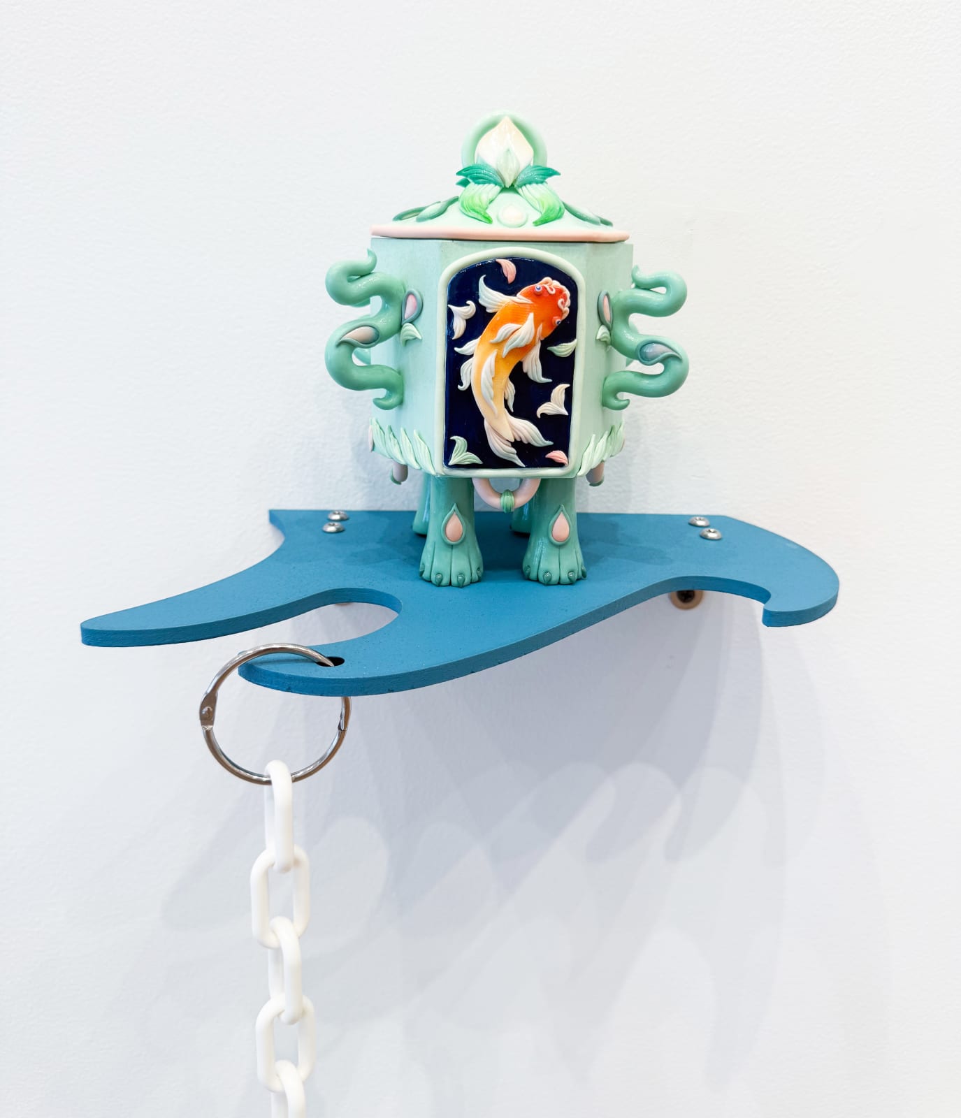 Hannah Lim, Magic Koi Snuff Bottle , 2024