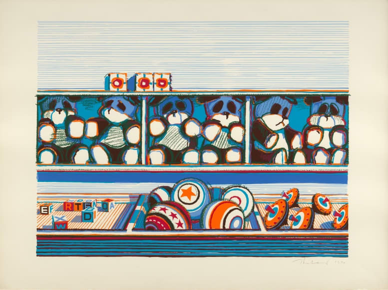 Wayne Thiebaud, Toy Counter, 1970