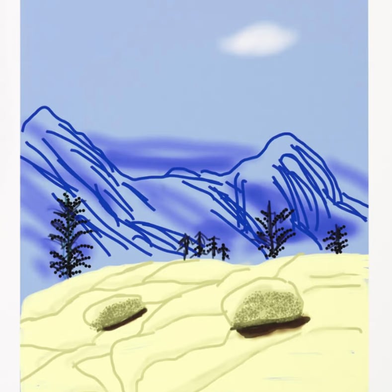 David Hockney, The Yosemite Suite 24, 2010