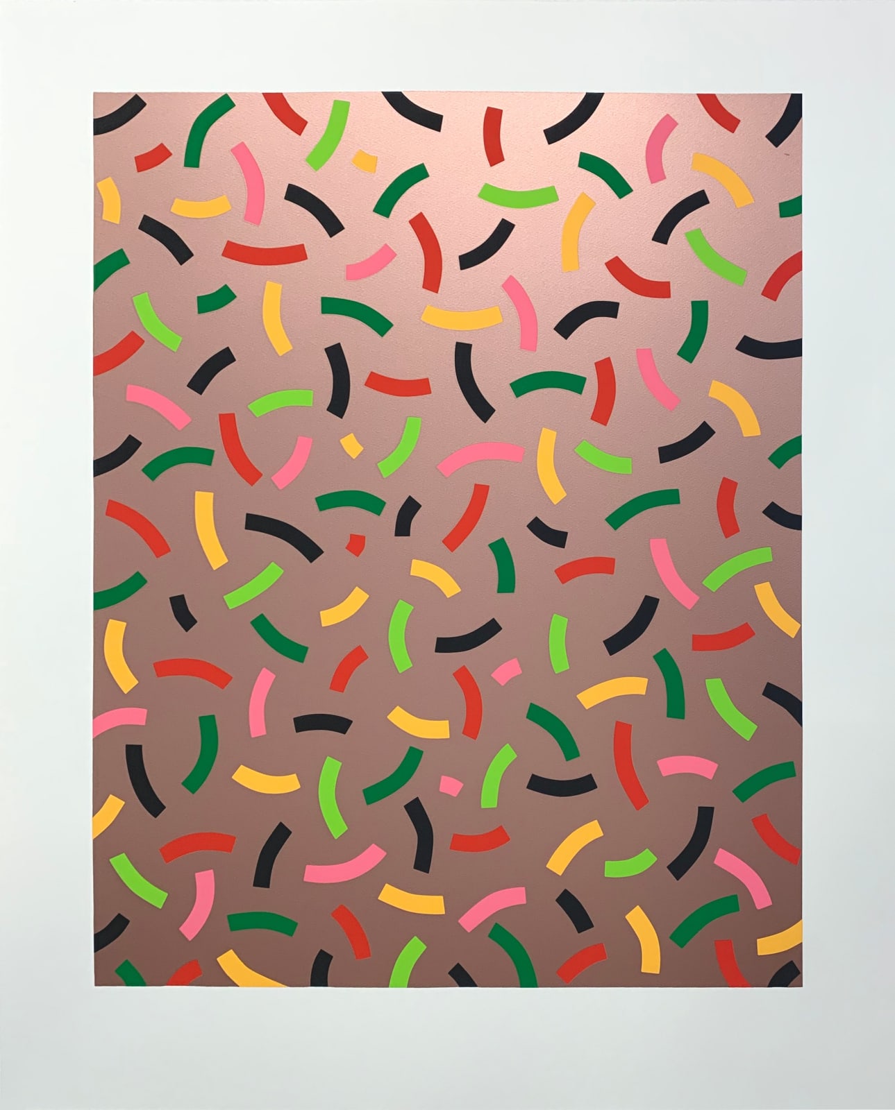 Osvaldo Mariscotti, Curves (Copper), 2025