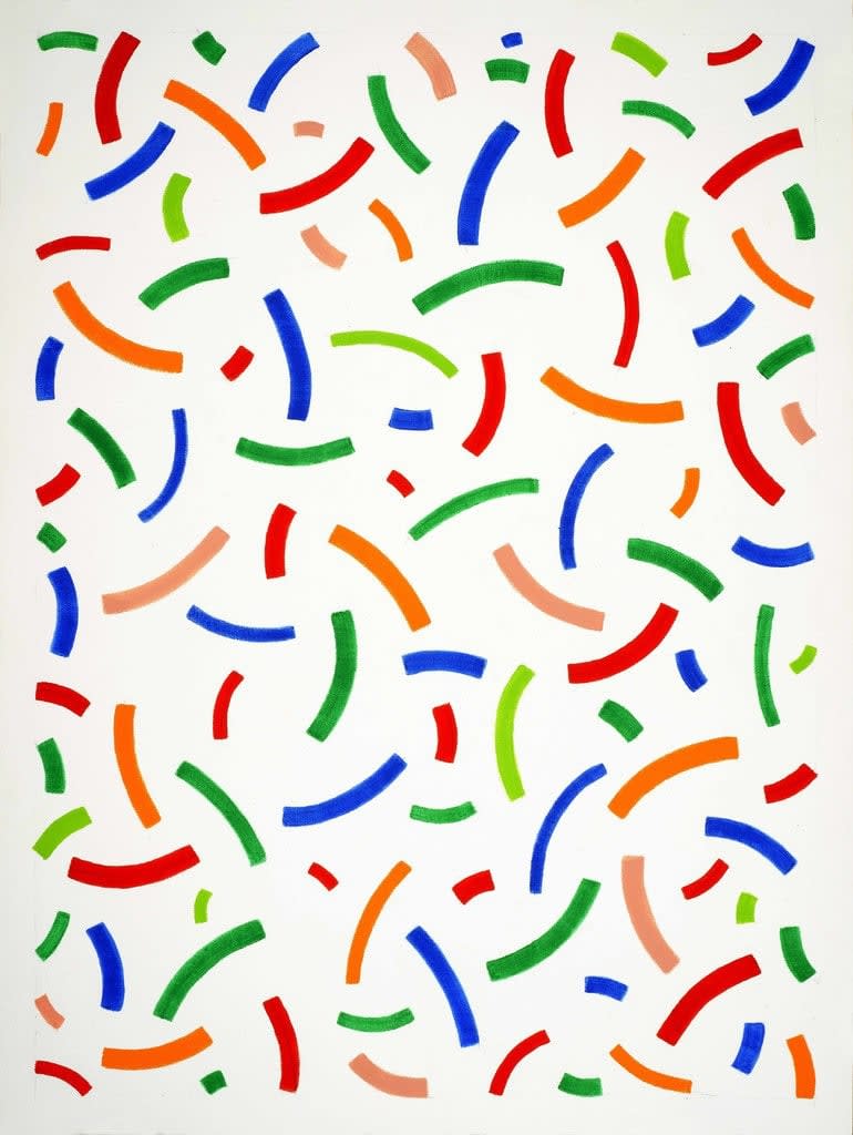 Osvaldo Mariscotti, Colored Curves III, 2019