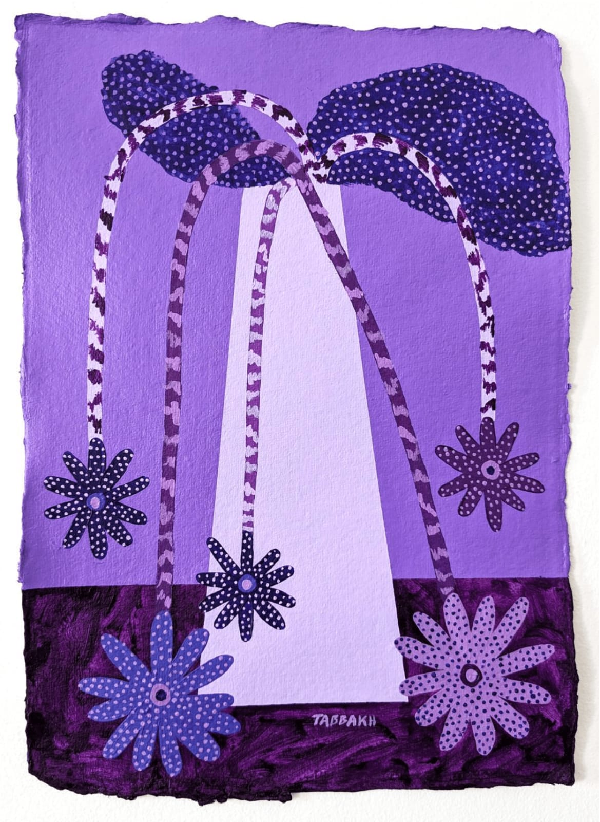Cathy Tabbakh, Les Marguerites Aiment Le Violet , 2023