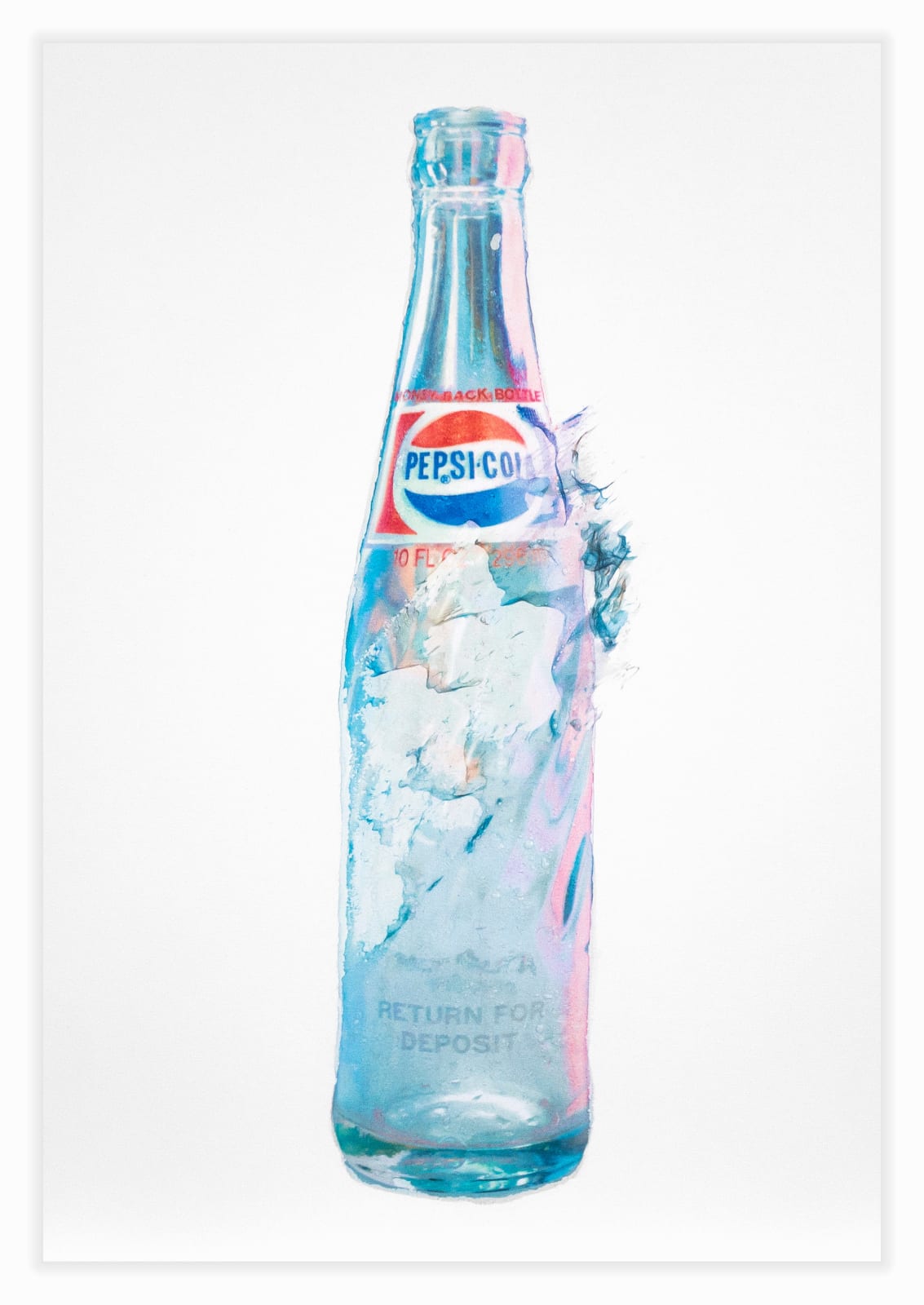Ali Eckert, Skinned Bottles – Pepsi-Cola, 2023