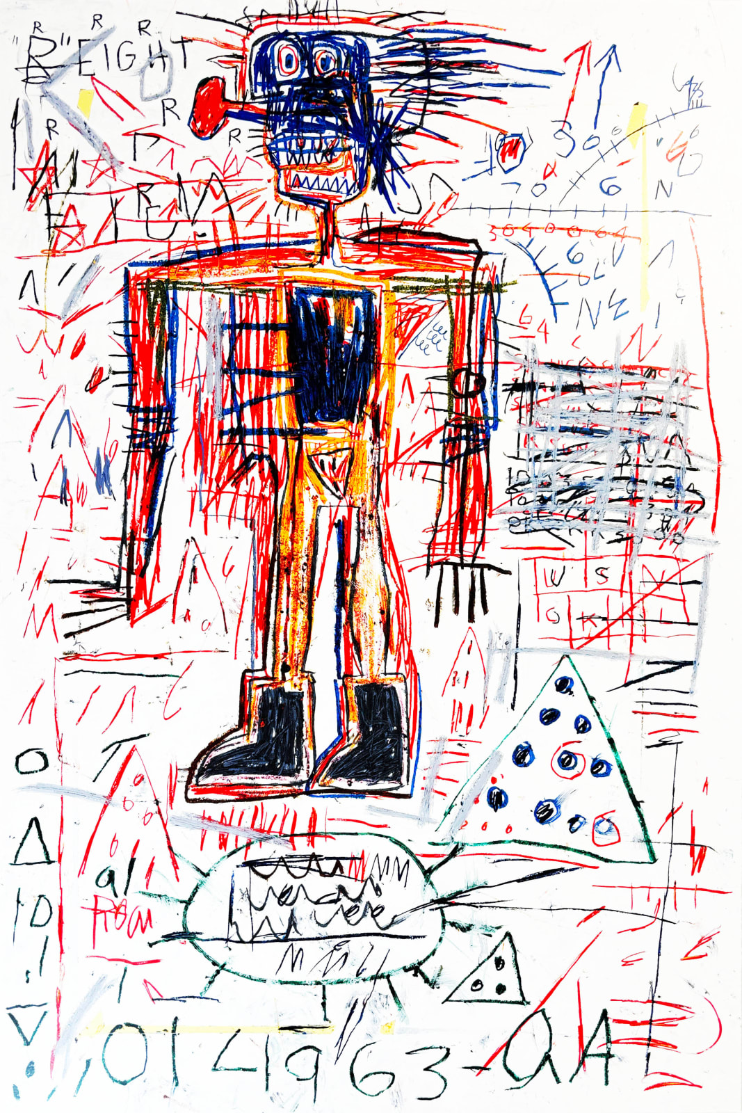 Jean-Michel Basquiat, Untitled II from The Figures Portfolio, 1982/2023