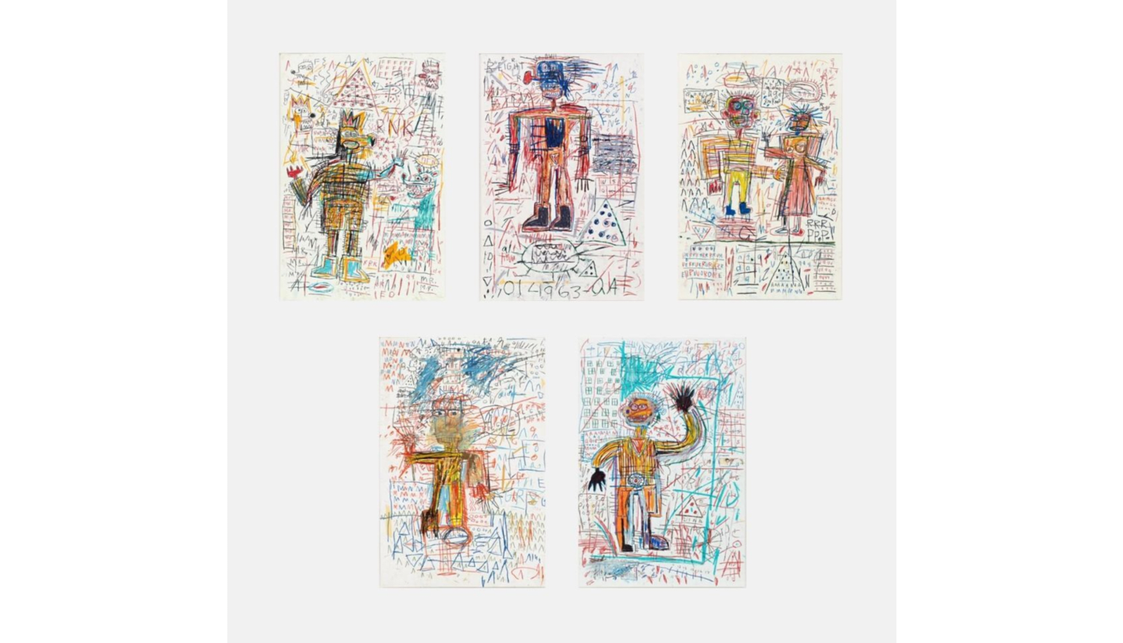 Jean-Michel Basquiat, The Figure Portfolio, 1982/2023