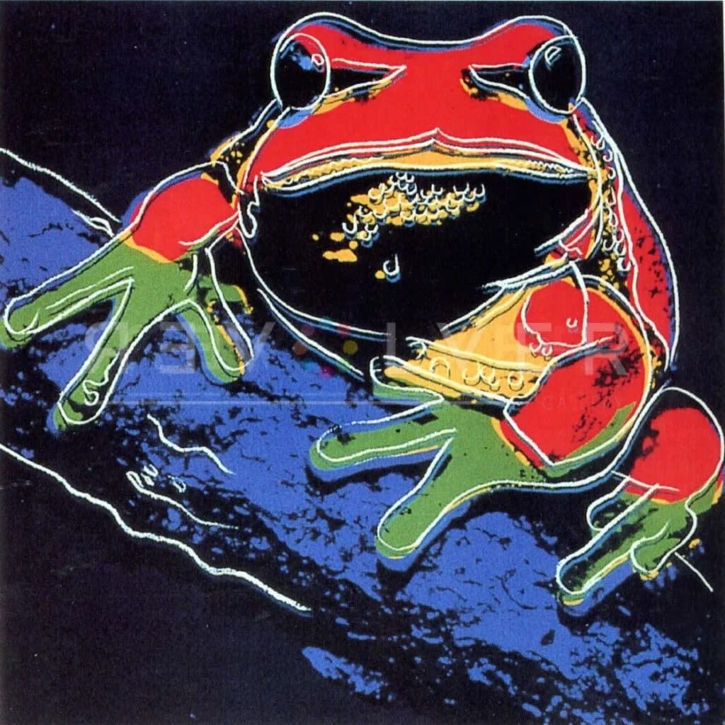 Andy Warhol, Pine Barrens Tree Frog (FS 11.294), 1983