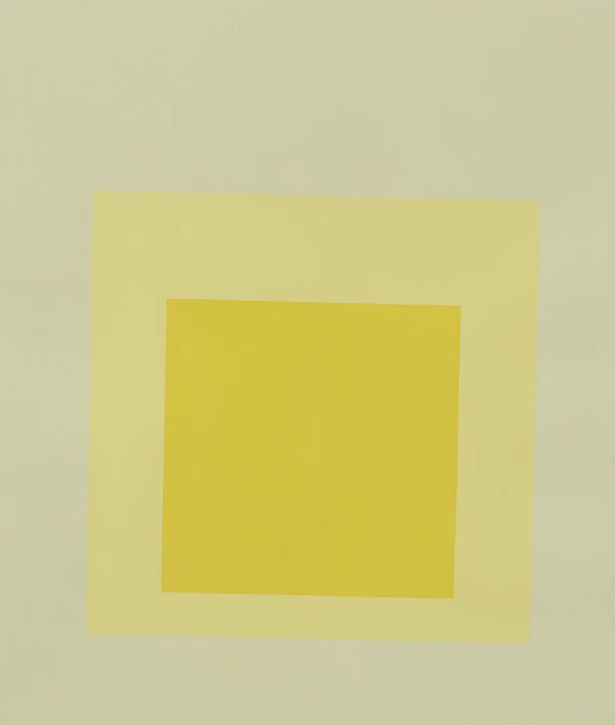 Josef Albers, CITRON SQUARE, 1964