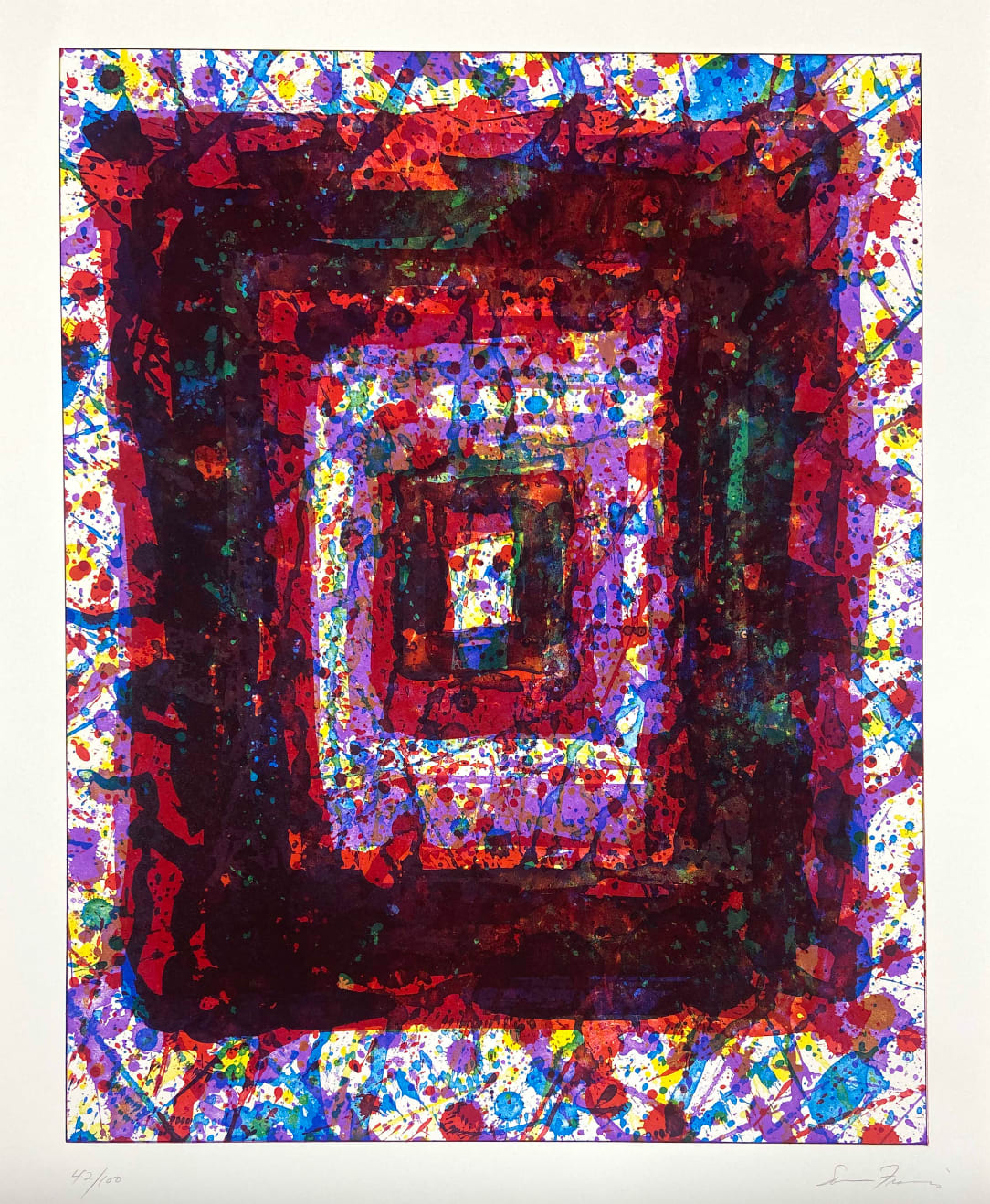 Sam Francis, Untitled (SF-257) from Marginalia: Hommage to Shimizu Suite, 1979