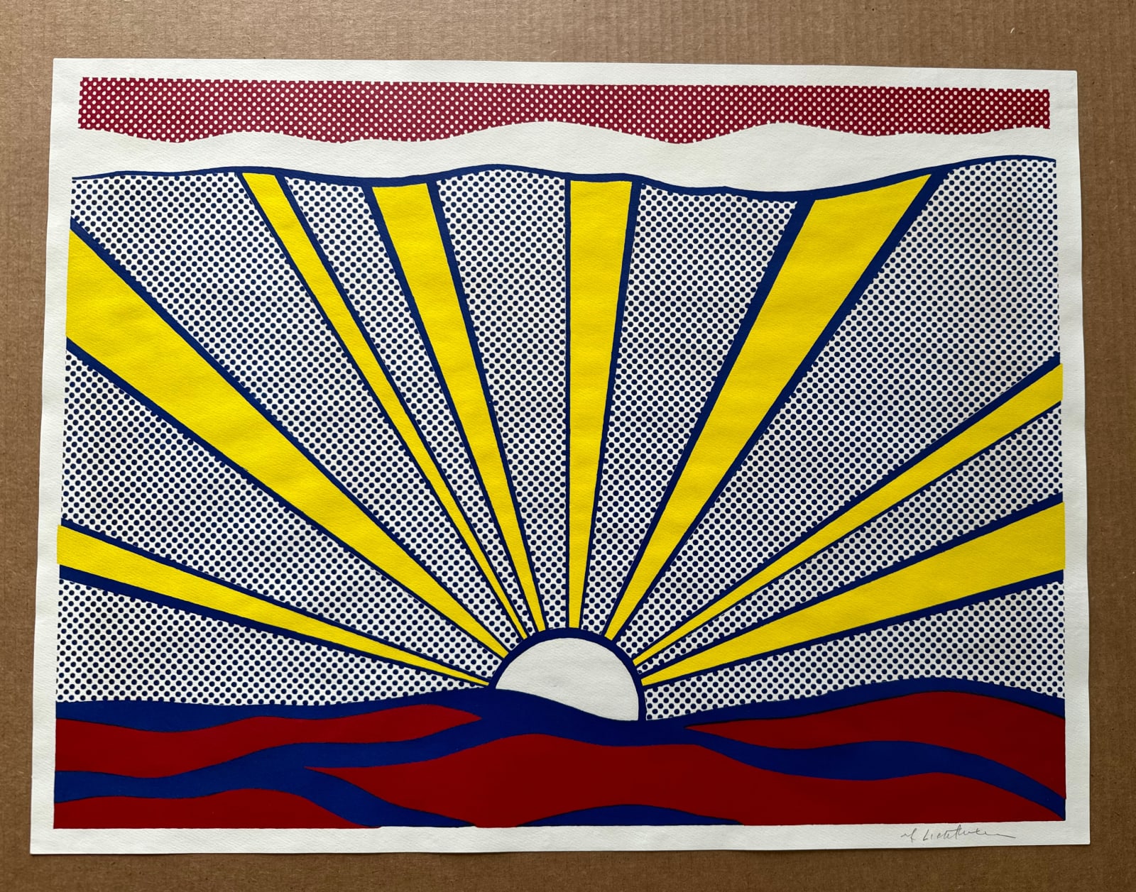 Roy Lichtenstein, Sunrise, 1965
