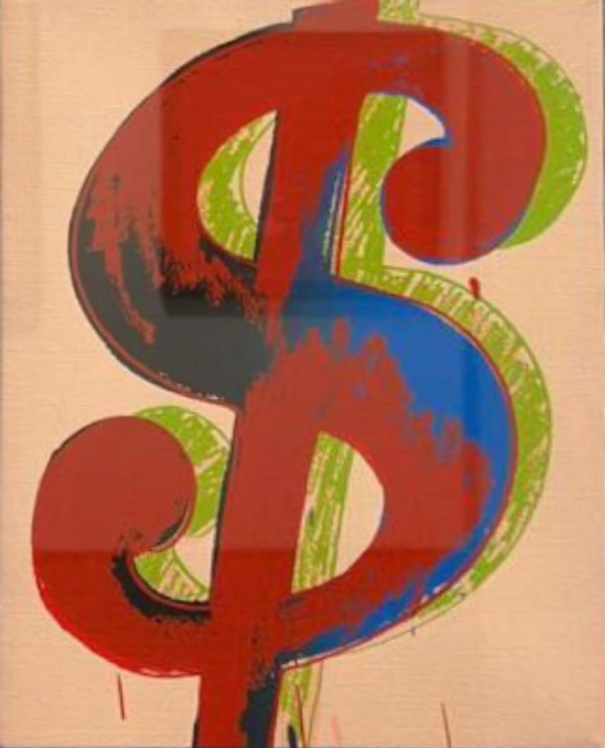Andy Warhol, Dollar Sign, 1982