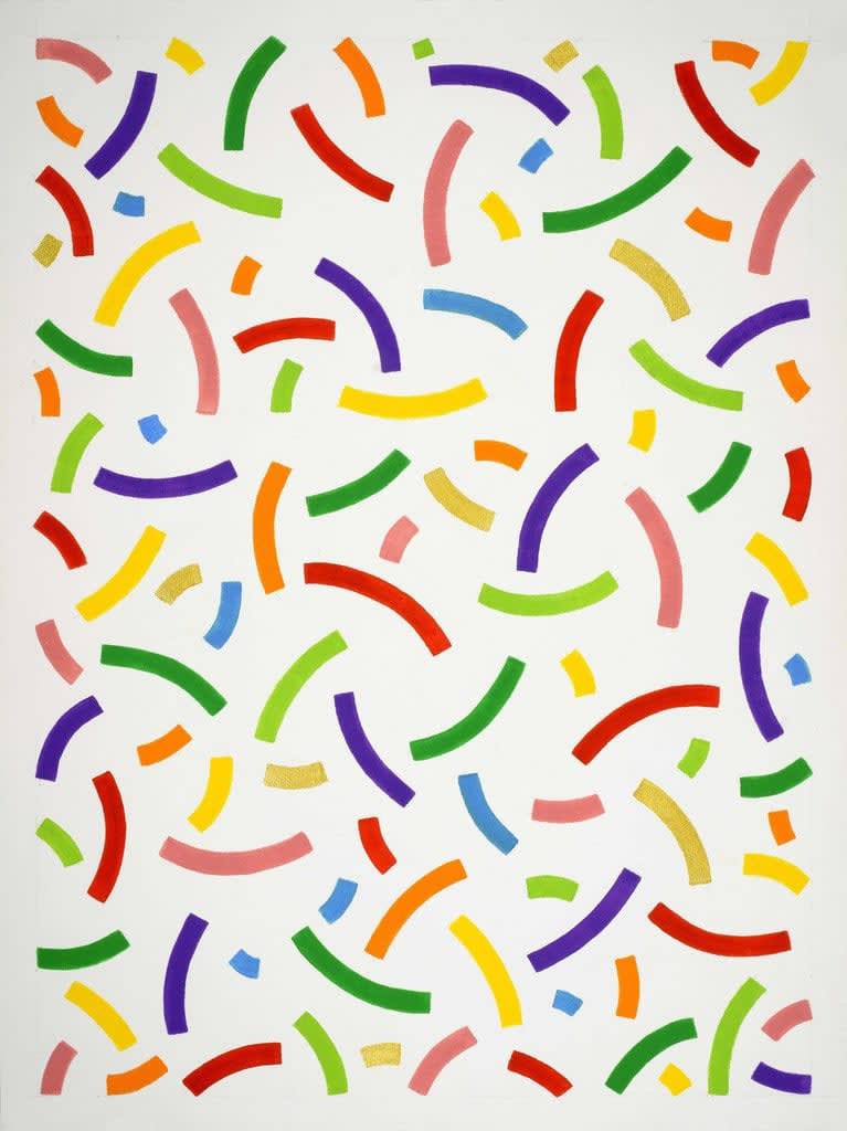 Osvaldo Mariscotti, Colored Curves IV, 2019