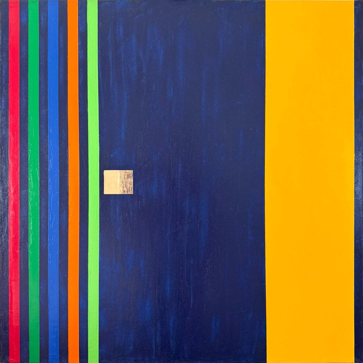 Osvaldo Mariscotti, Synergy (Deep Blue/Yellow) VI, 2025