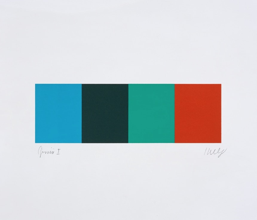 Ellsworth Kelly, Blue Gray Green Red, 2008