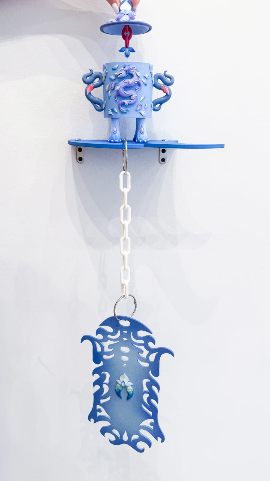 Hannah Lim, Violet Dragon Snuff Bottle, 2025
