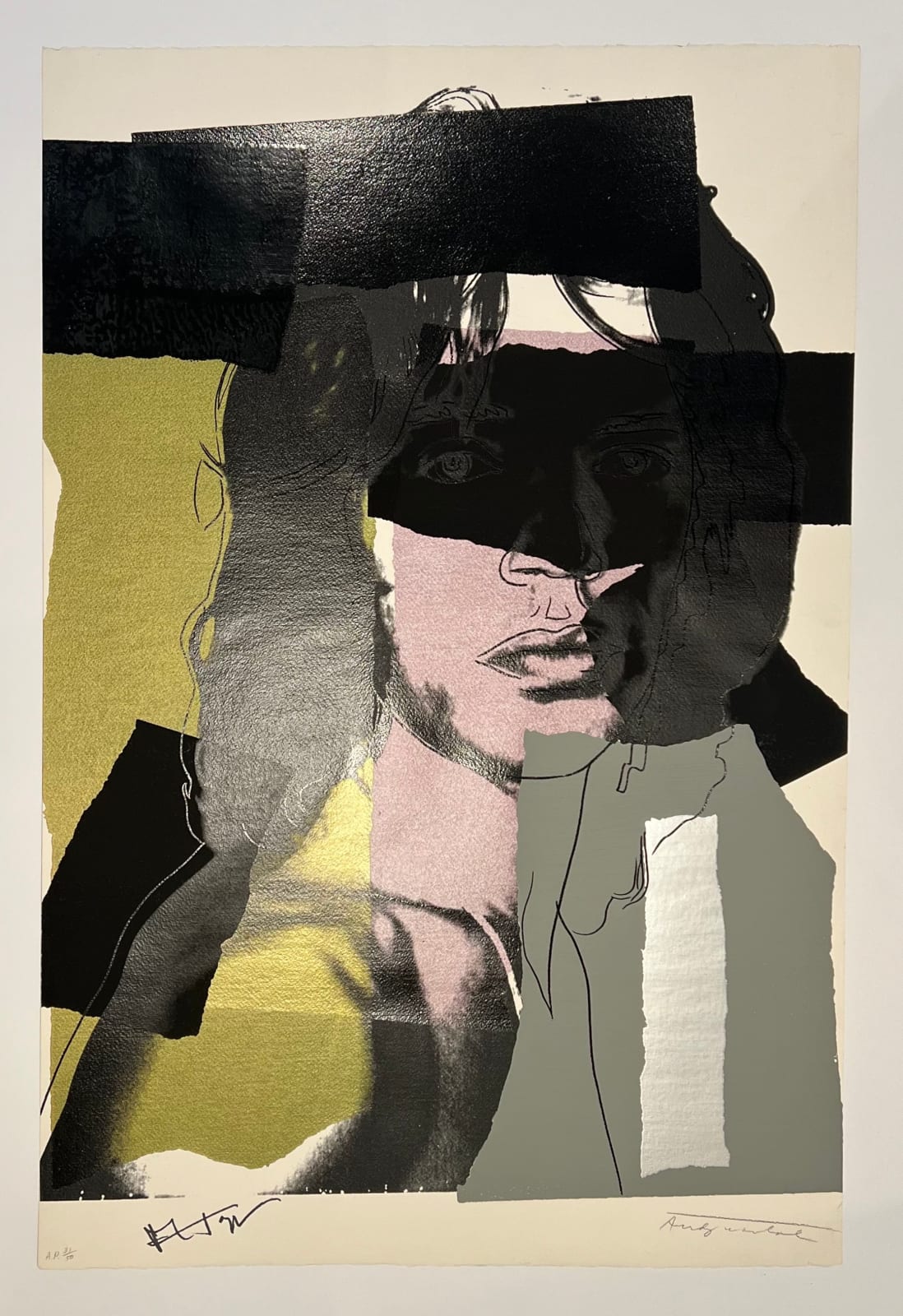Andy Warhol, Mick Jagger, from 'Mick Jagger Portfolio' , 1975