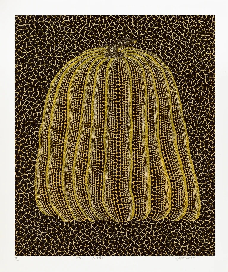 Yayoi Kusama, Pumpkin (Yellow T) , 1992