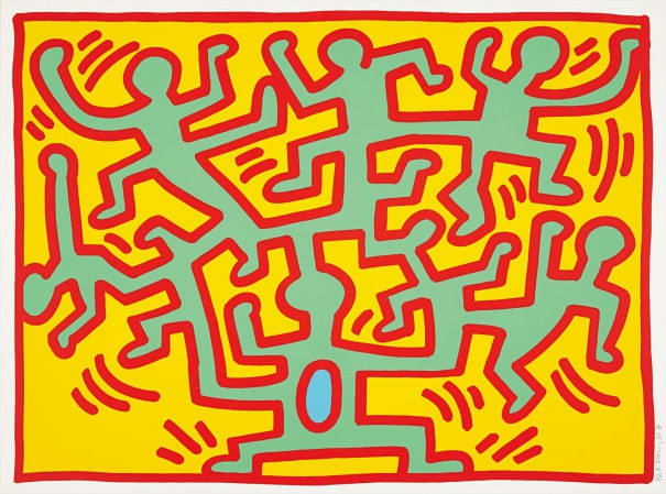 Keith Haring, Growing 2, 1988