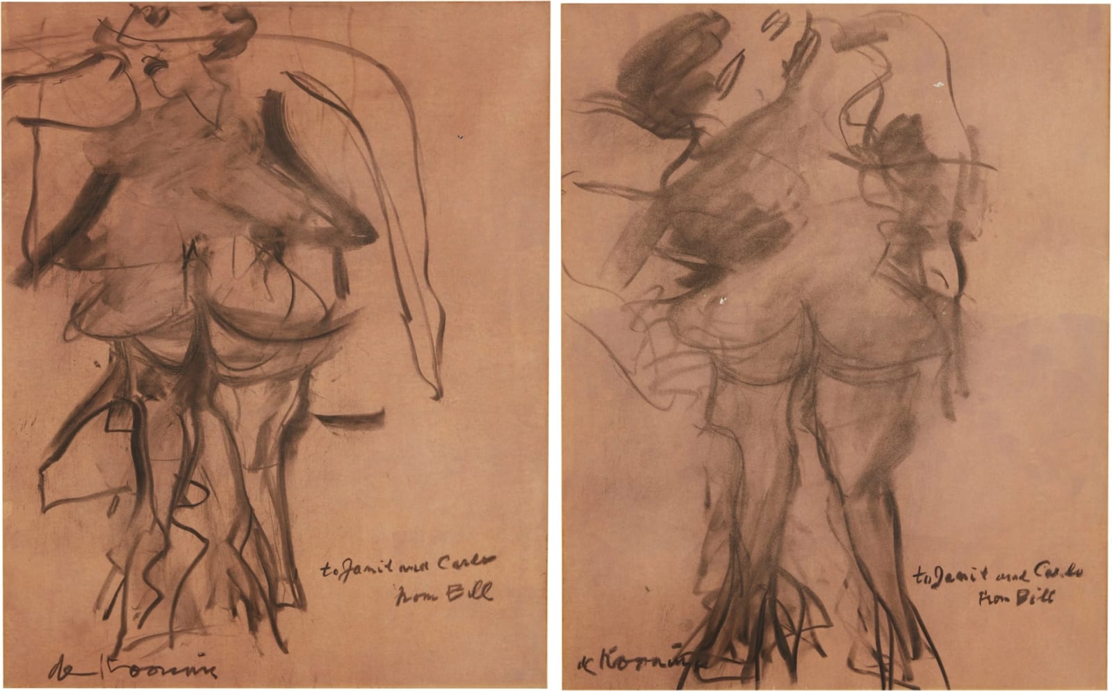 Willem de Kooning, Untitled [Two Women], 1954