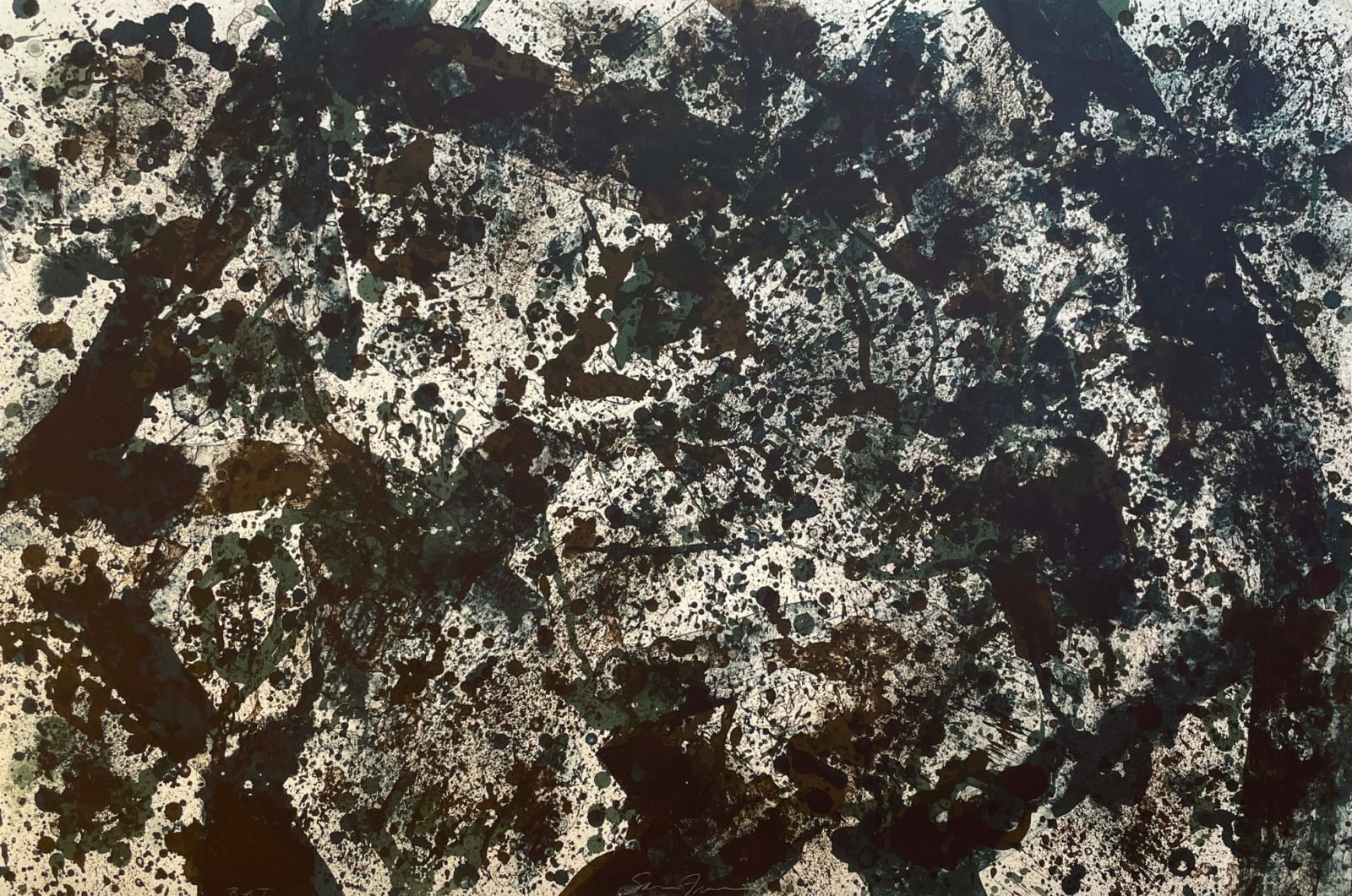 Sam Francis, Dark Cup (SF-141) , 1973